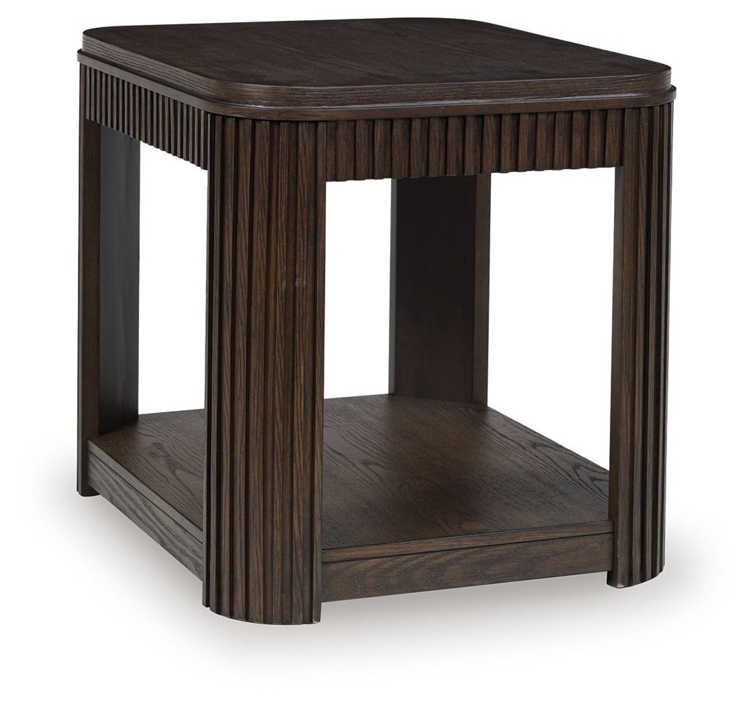 Carlibrie - Rectangular End Table - Warm Brown by Ashley Furniture product image