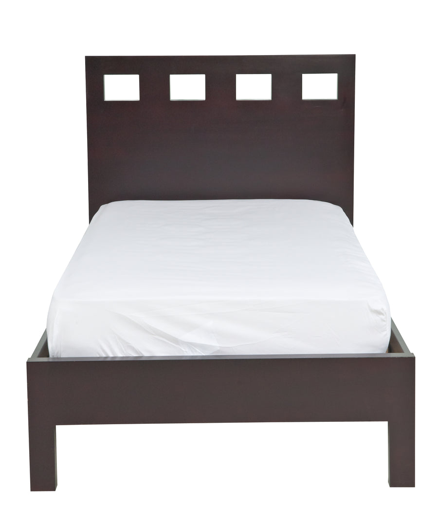 Modus Furniture Rv23F3 Riva Wood Platform Bed In Espresso