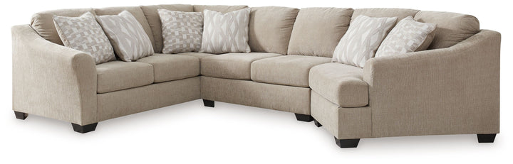 Brogan Bay - 3-Piece Sectional With Raf Cuddler - Cork by Ashley Furniture product image