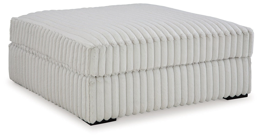 Stupendous - Oversized Accent Ottoman - Alloy