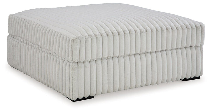 Stupendous - Oversized Accent Ottoman - Alloy