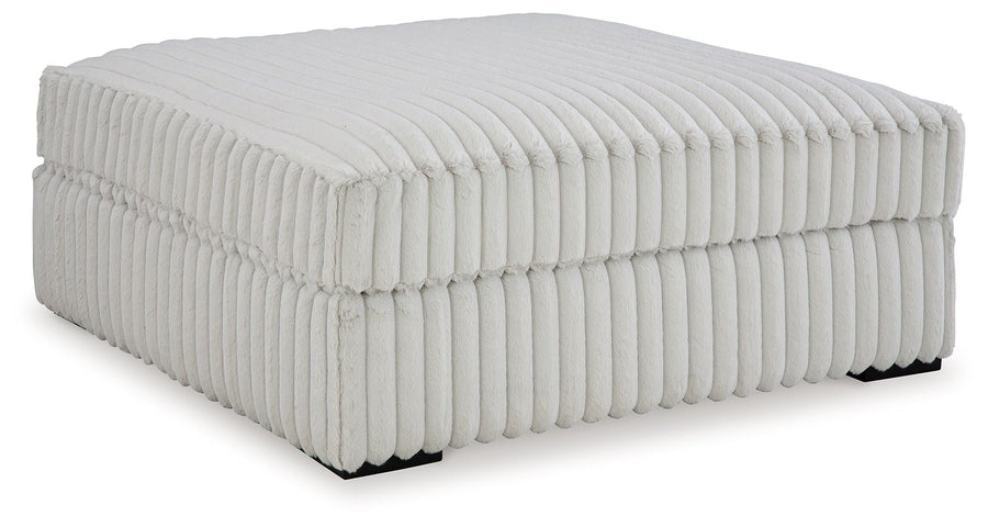 Stupendous - Oversized Accent Ottoman - Alloy