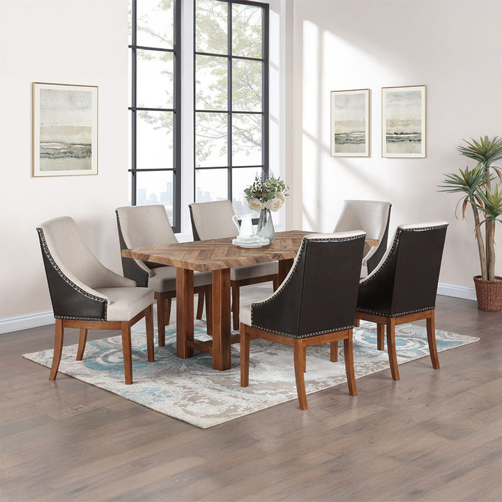 Gilsea - Dining Table - Brown Finish