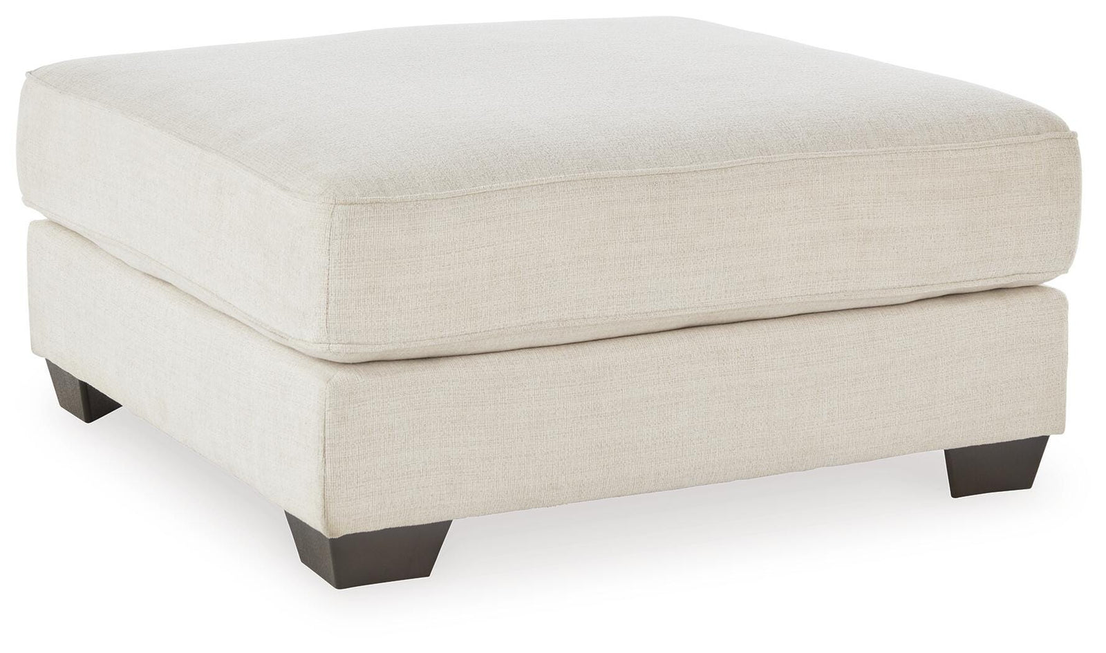 Lerenza Oversized Accent Ottoman - Beige (1)