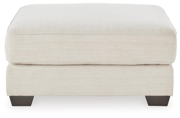 Lerenza Oversized Accent Ottoman - Beige (3)