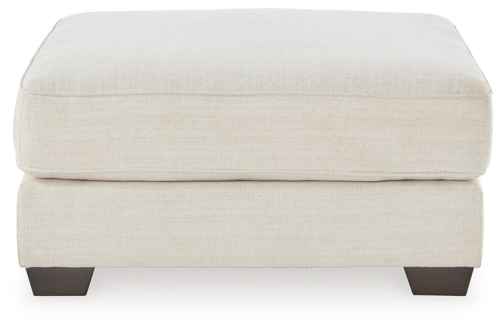 Lerenza Oversized Accent Ottoman - Beige (3)