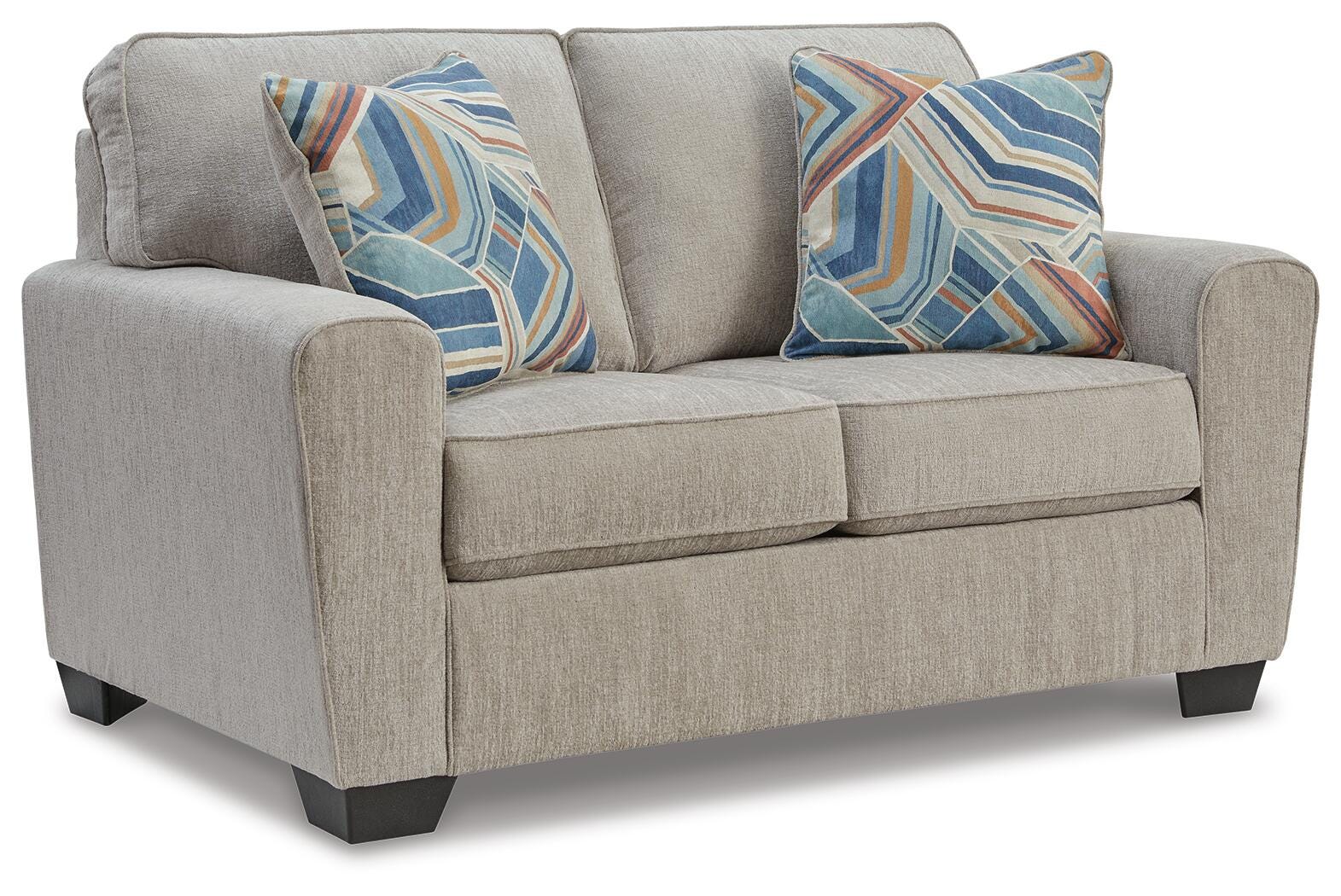Cashton Loveseat - Dark Gray (1)