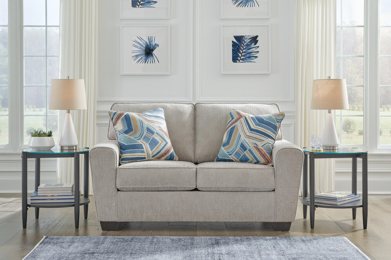 Cashton Loveseat - Dark Gray (2)