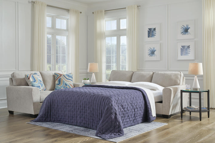 Cashton Queen Sofa Sleeper - Dark Gray (2)