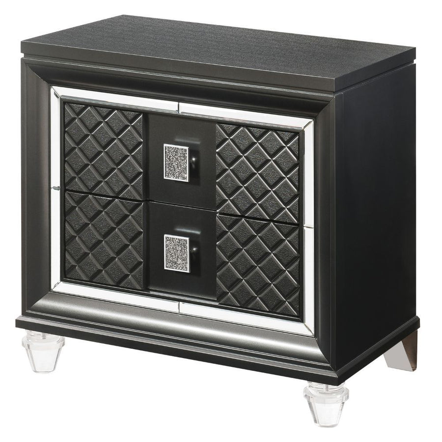 ACME Furniture Sawyer Nightstand Metallic Gray