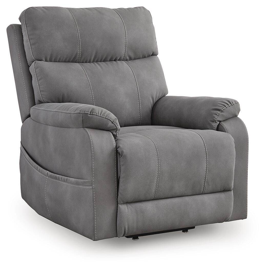 Next-Gen Durapella Power Lift Recliner - Dark Gray (1)