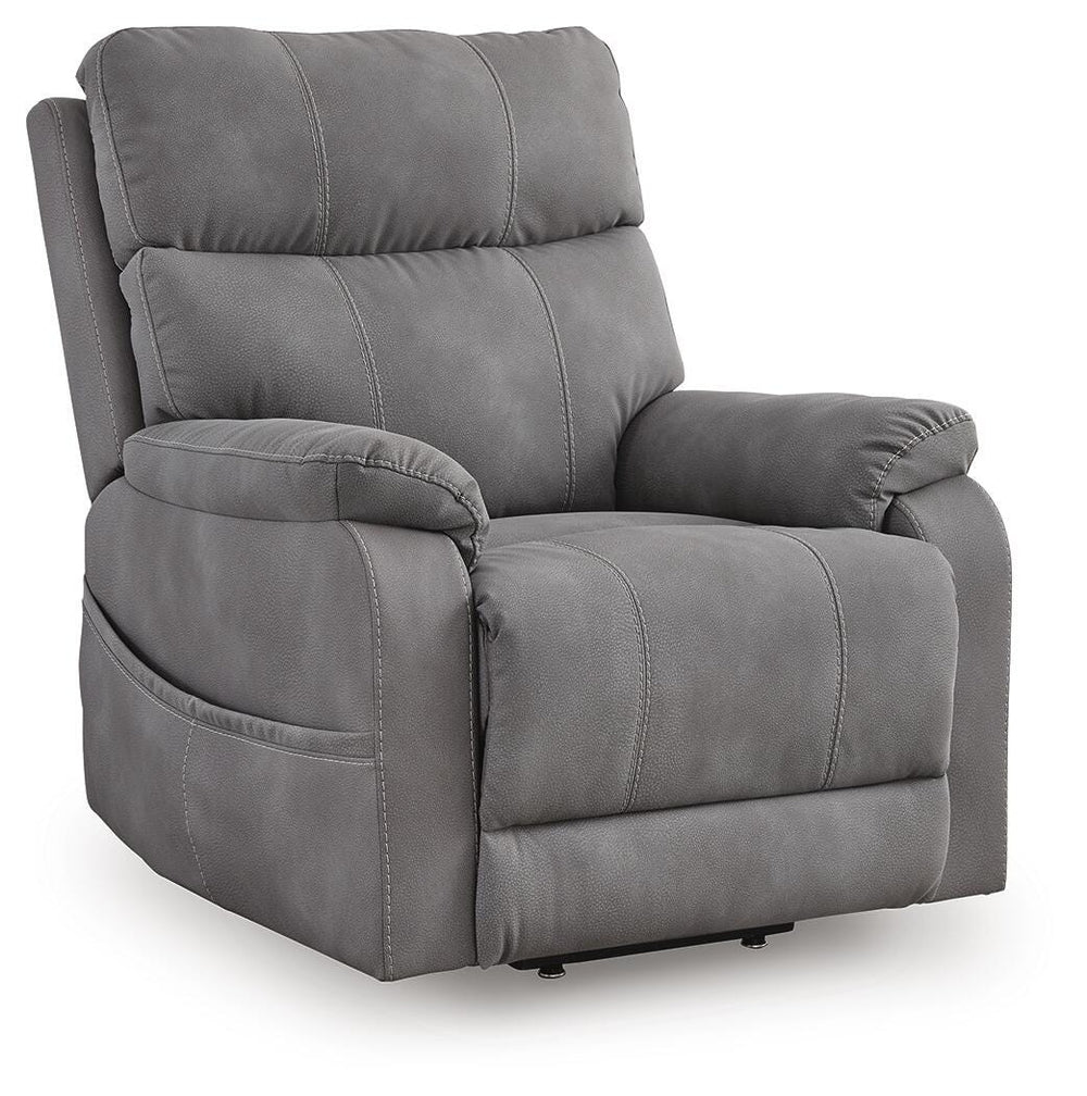 Next-Gen Durapella Power Lift Recliner - Dark Gray (1)