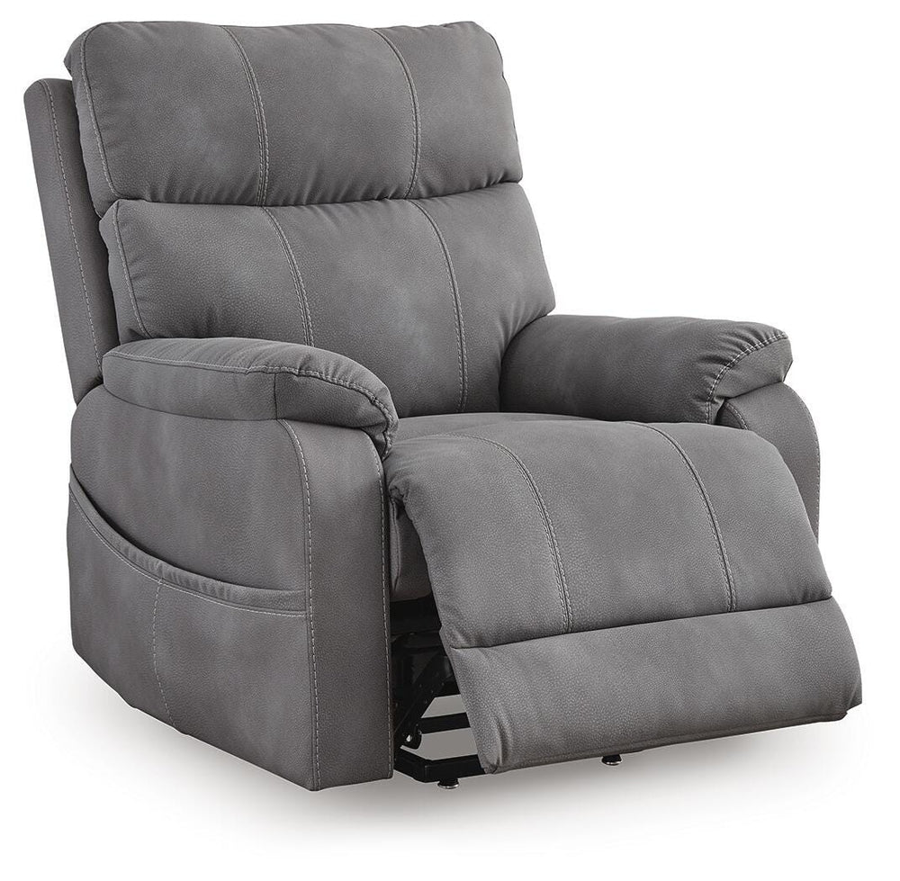 Next-Gen Durapella Power Lift Recliner - Dark Gray (3)