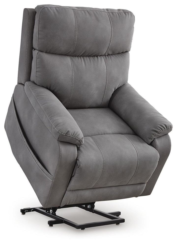 Next-Gen Durapella Power Lift Recliner - Dark Gray (5)