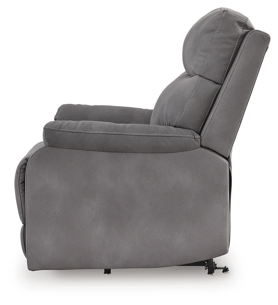 Next-Gen Durapella Power Lift Recliner - Dark Gray (8)