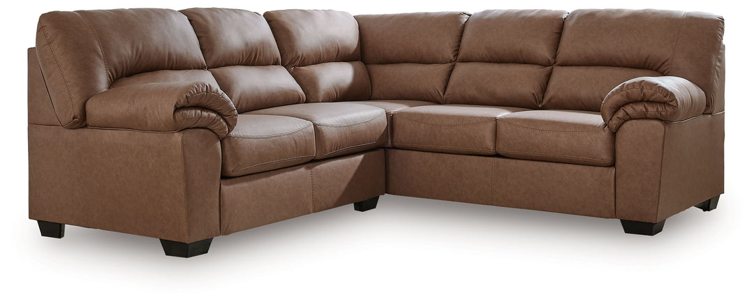 WillowBend - 2-Piece Sectional With LAF Loveseat - Caramel by Ashley Furniture product image