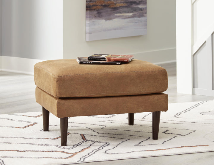 Telora Sofa, Loveseat, Chair and Ottoman - Caramel (27)