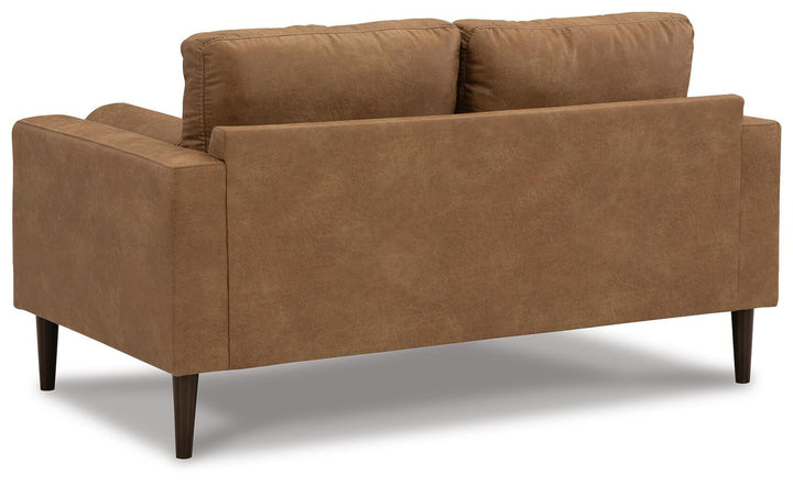 Telora Sofa, Loveseat, Chair and Ottoman - Caramel (9)