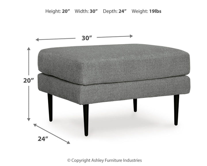 Hazela Chair and Ottoman - Charcoal (14)