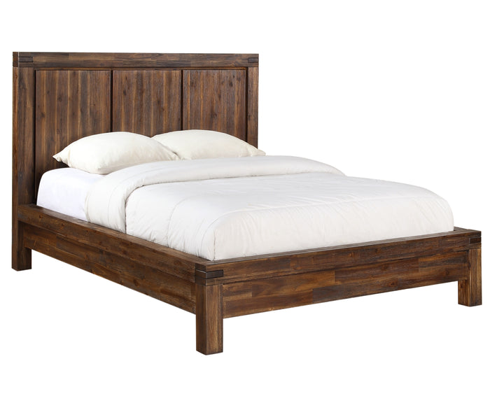 Modus Furniture 3F41F5 Meadow Solid Wood Platform Bed In Brick Brown
