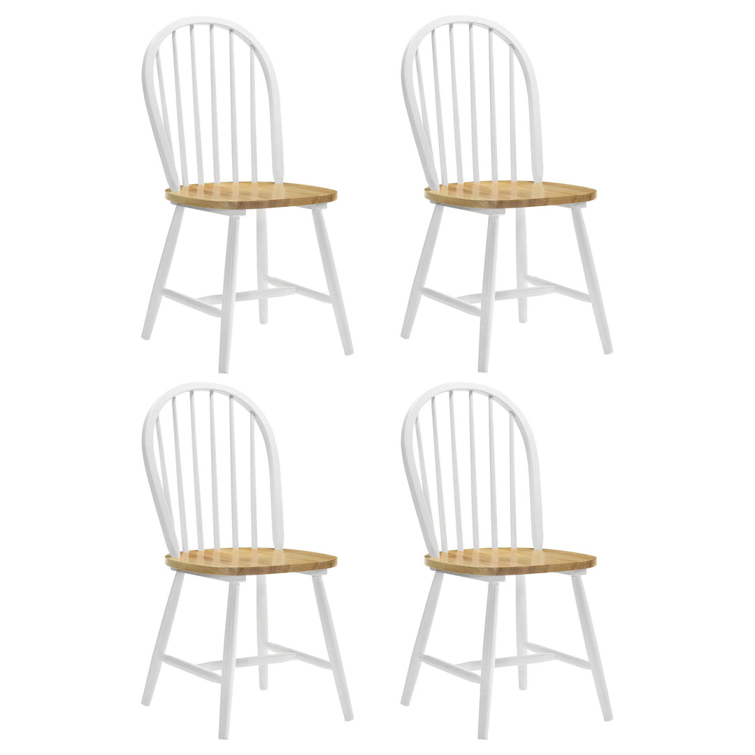Coaster Furniture 4129 Cinder Wood Dining Side Chair White 