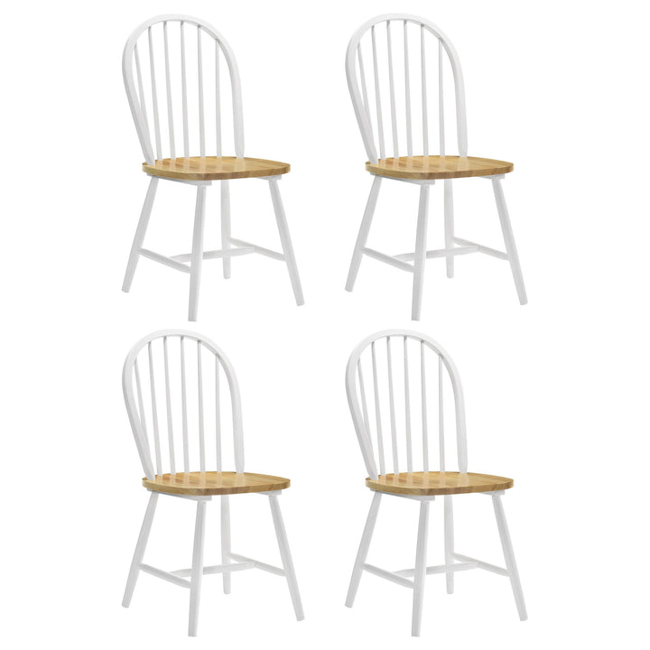 Coaster Furniture 4129 Cinder Wood Dining Side Chair White 