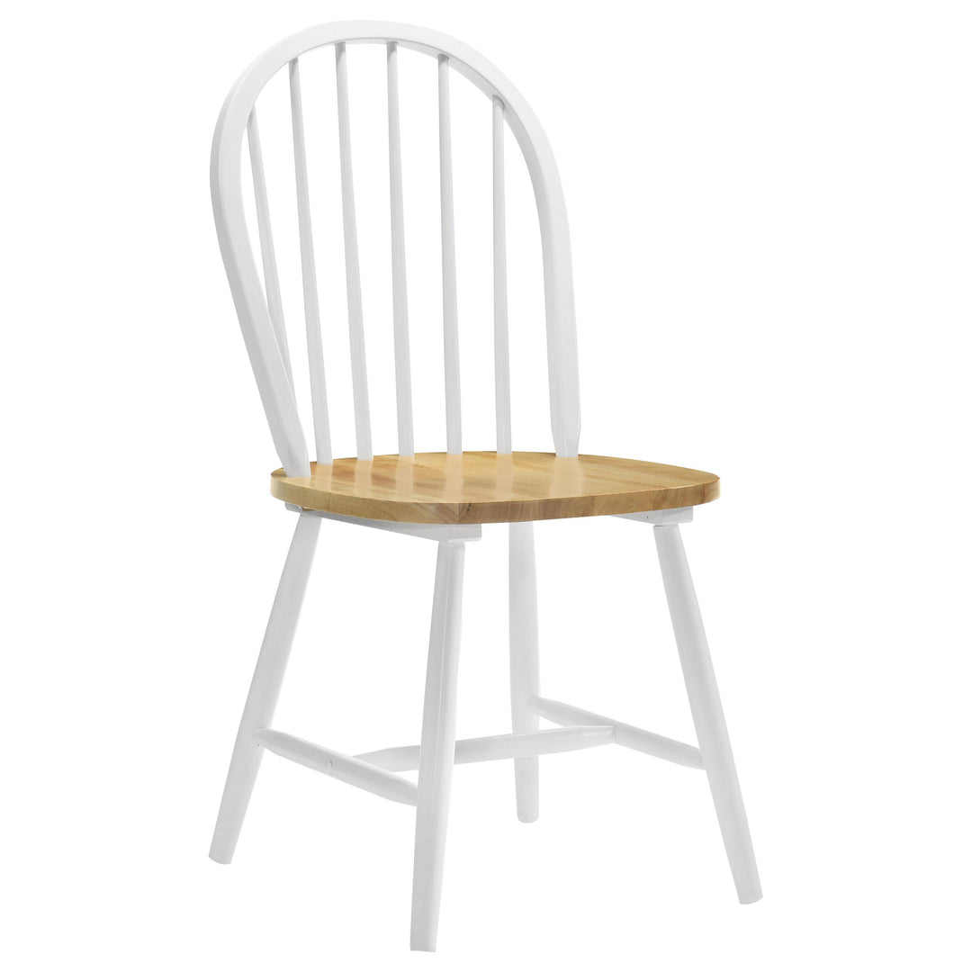 Coaster Furniture 4129 Cinder Wood Dining Side Chair White 