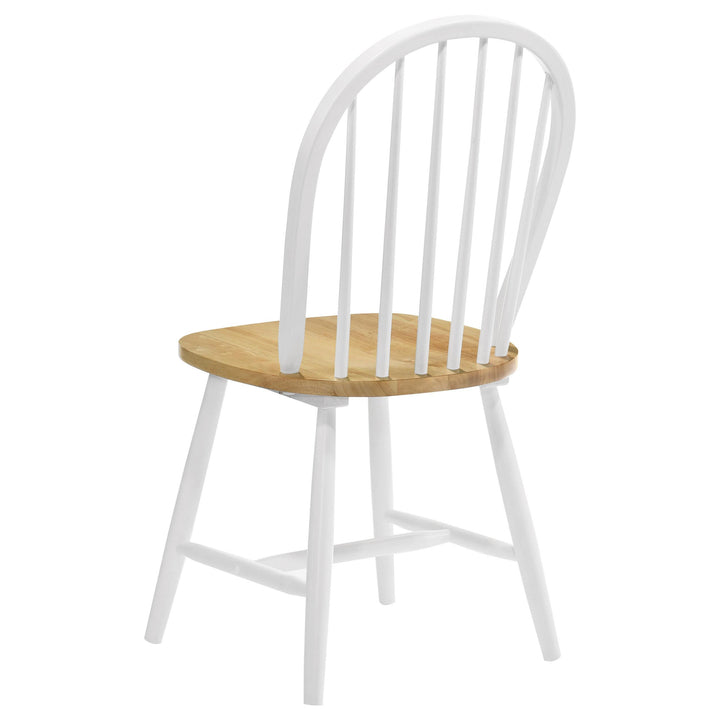 Coaster Furniture 4129 Cinder Wood Dining Side Chair White 