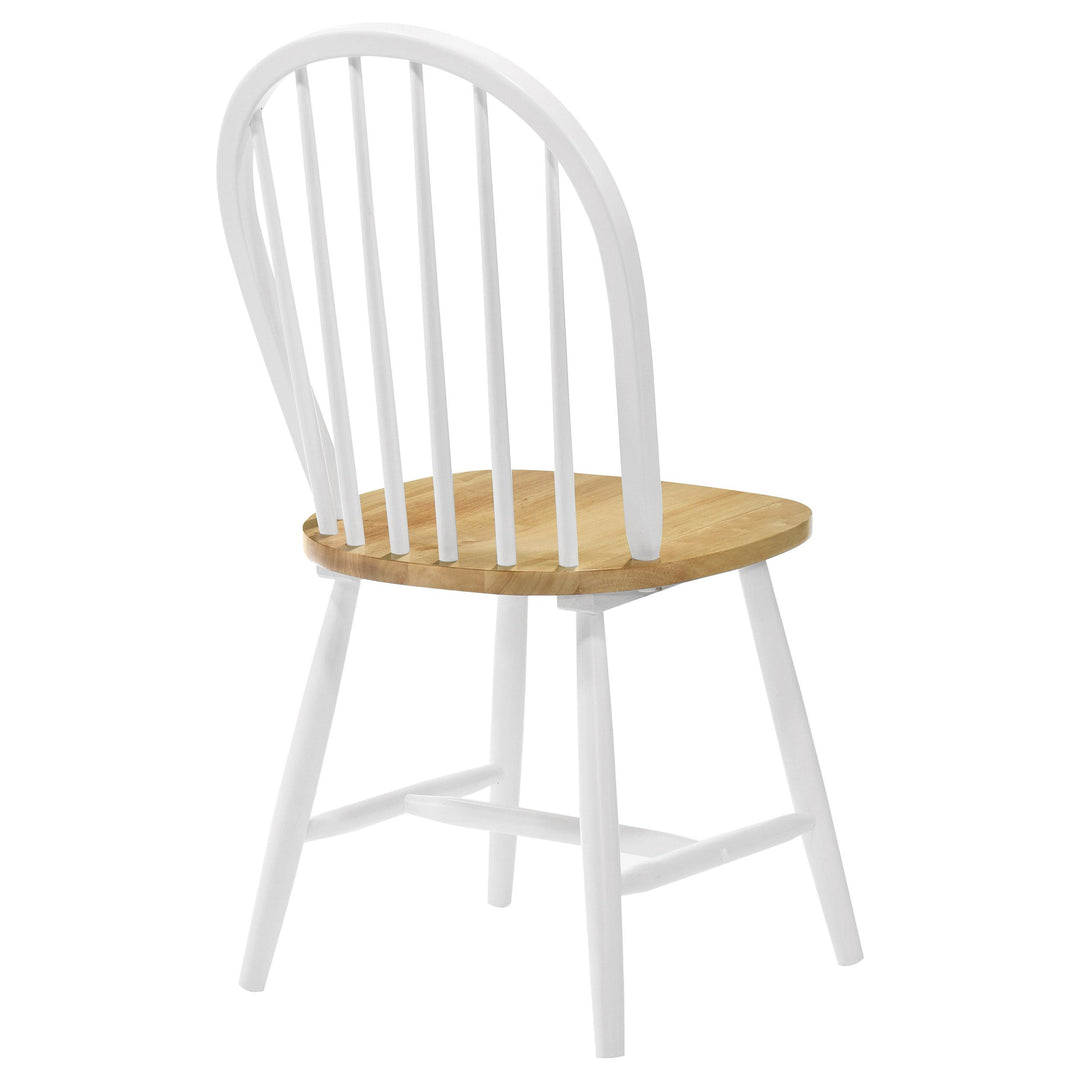 Coaster Furniture 4129 Cinder Wood Dining Side Chair White 