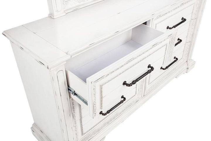 Mckinney - 6-Drawer Bedroom Dresser Cabinet - Vintage White