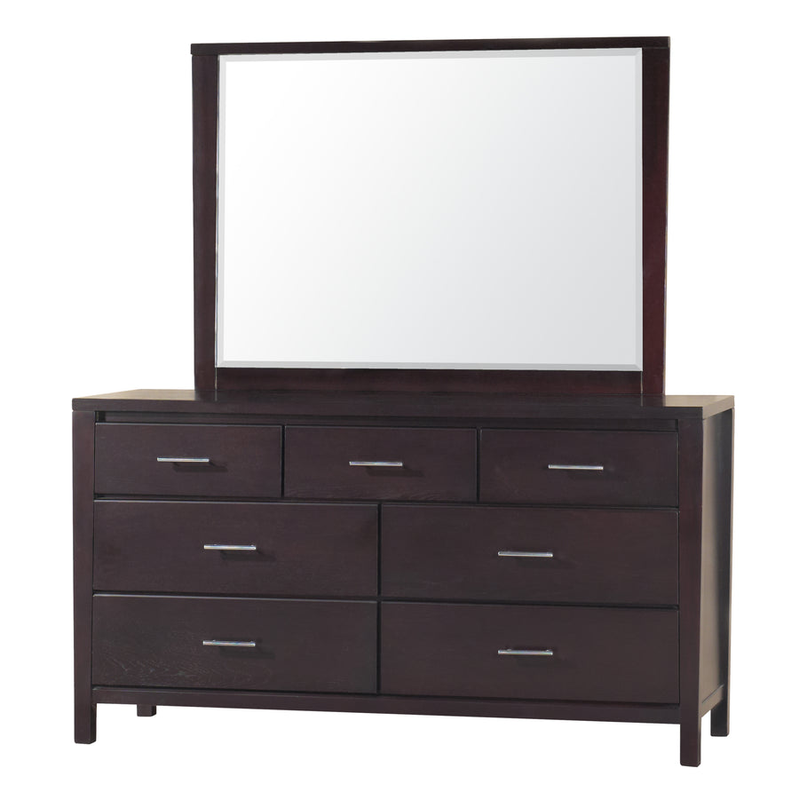 Modus Furniture Nv2382A Nevis Seven Drawer Dresser In Espresso 2024