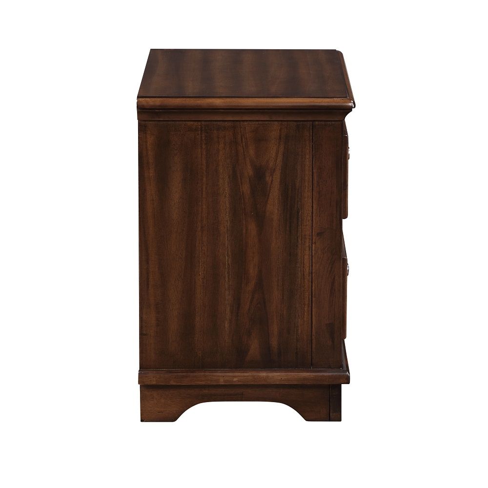 Franklin - 4 Piece Full Bed Set - Brushed Walnut