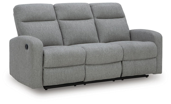 Gauntlet Reclining Sofa - Gray (1)