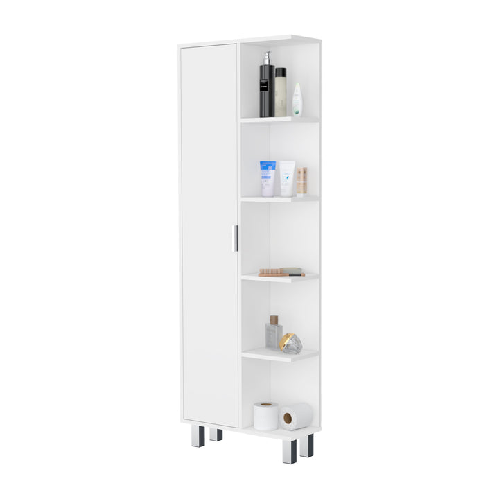 randall-linen-cabinet-with-1-door-and-9-shelves-white