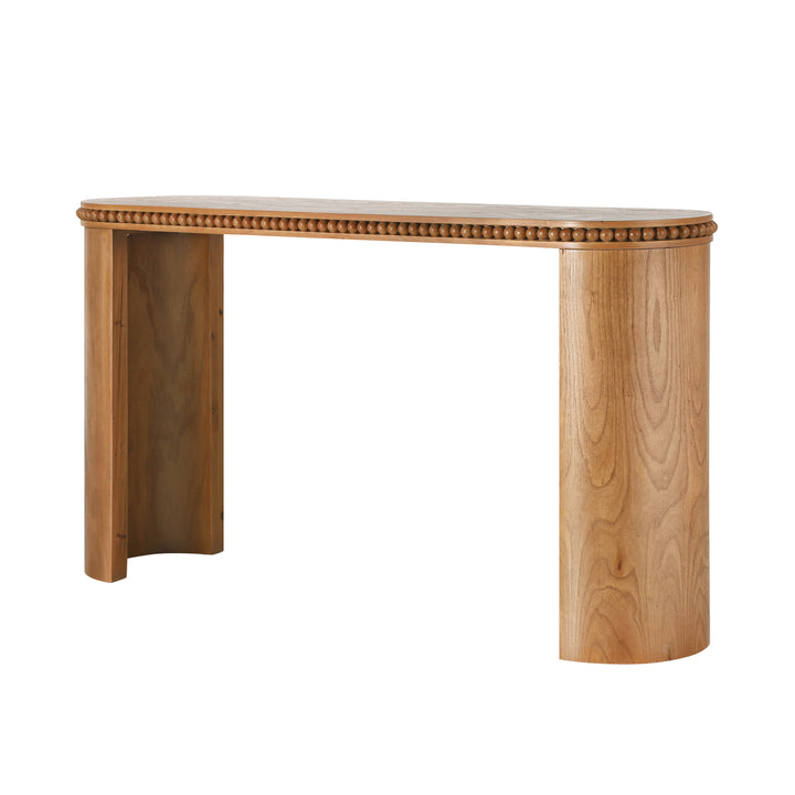 mirod-vintage-console-table-with-beaded-trim-natural-wood-veneer-finish