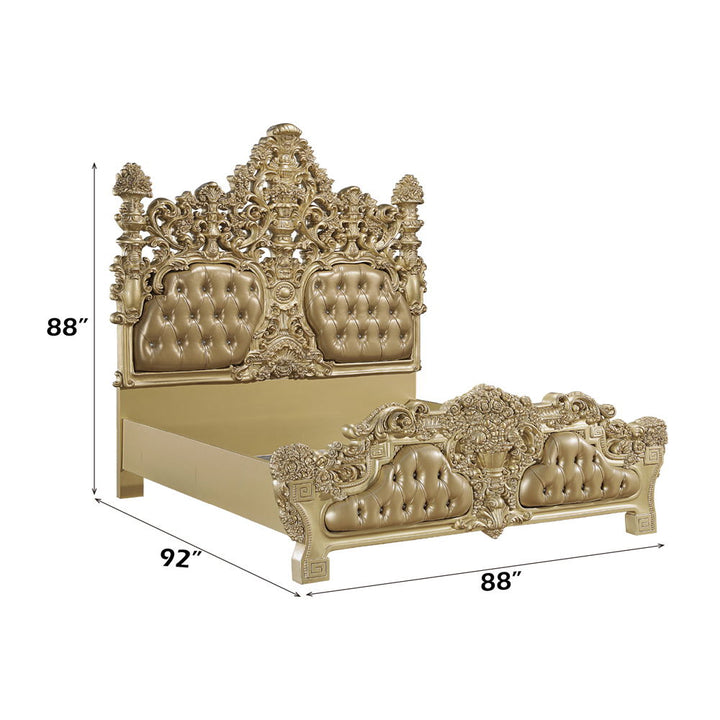 seville-eastern-king-bed-synthetic-leather-gold