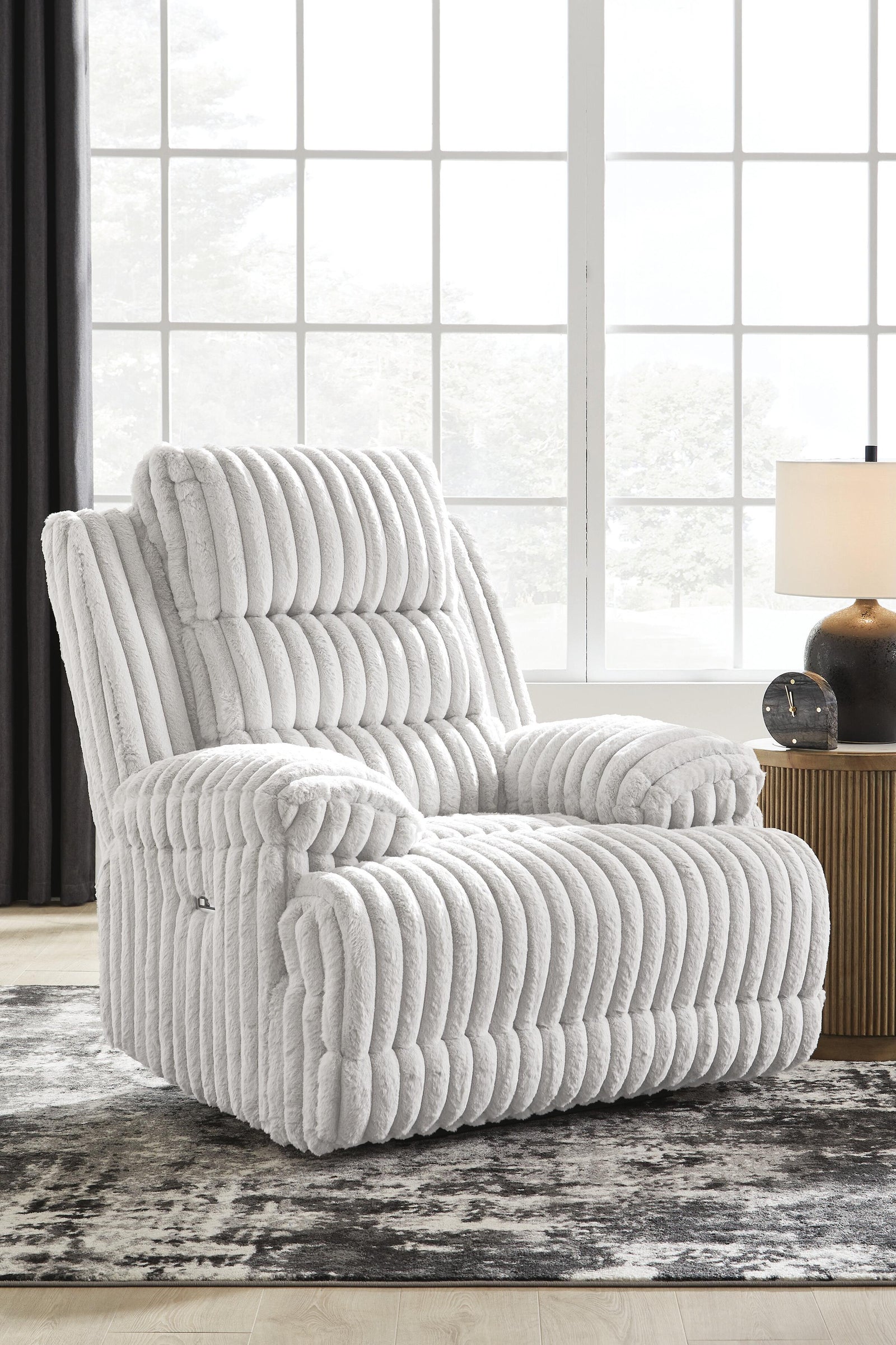 Rhines Falls Power Recliner - Gray (2)
