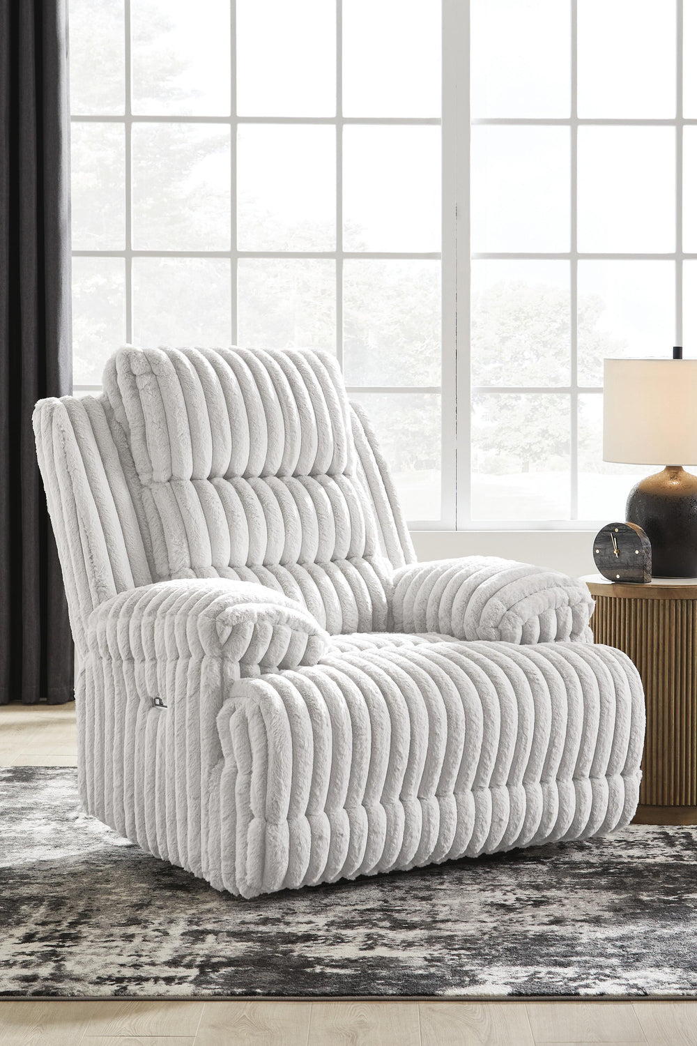Rhines Falls Power Recliner - Gray (2)