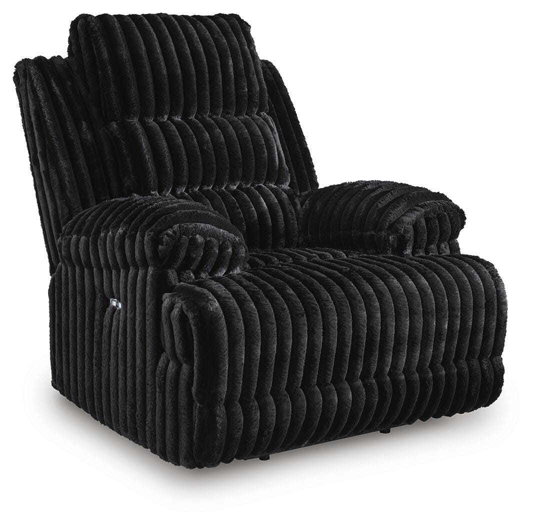 Rhine Falls Power Recliner - Black (1)