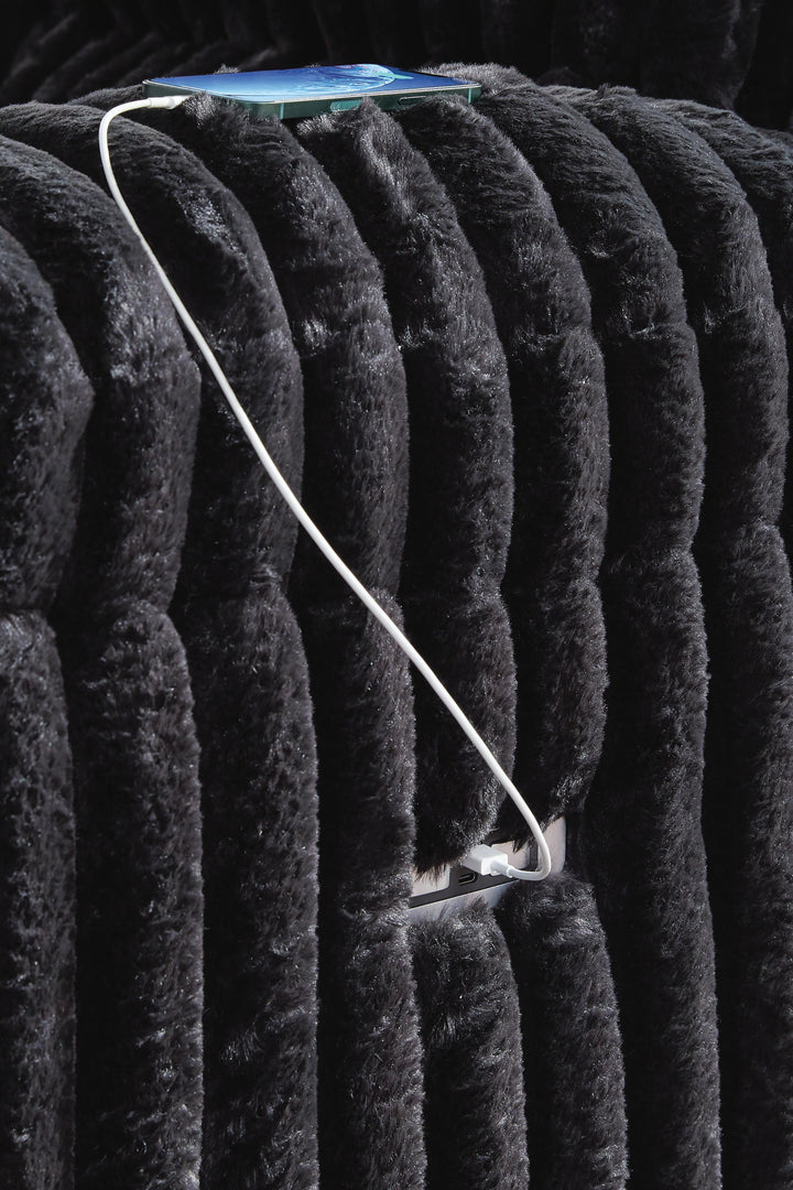 Rhine Falls Power Recliner - Black (7)