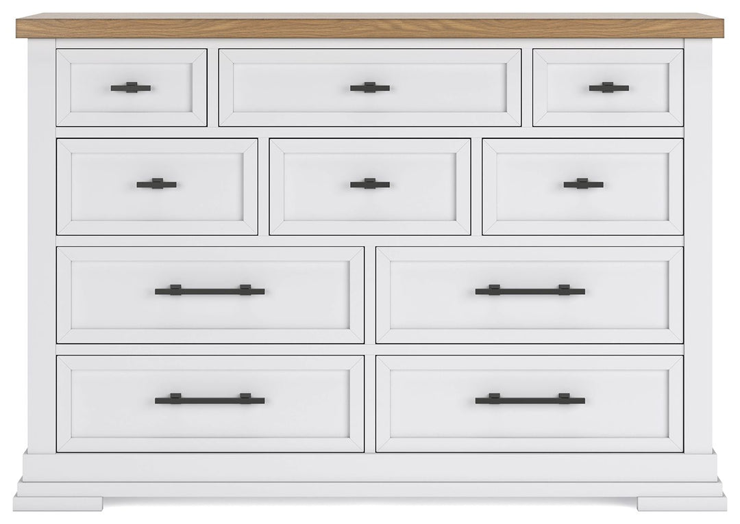Ashbryn - Dresser - White / Natural