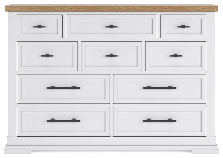 Ashbryn - Dresser - White / Natural