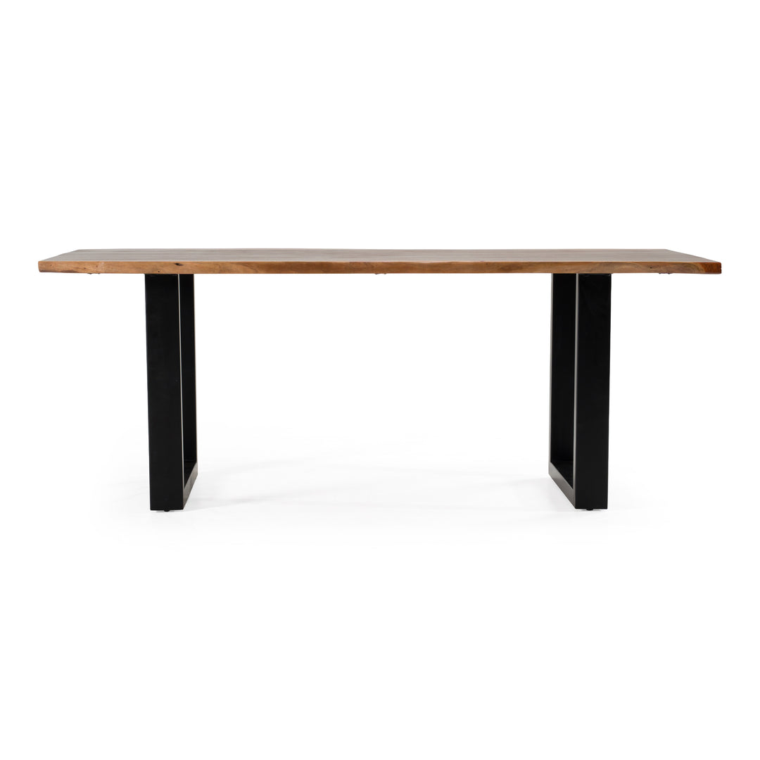 Taylor Modern Live Edge Wood Rectangular Dining Table