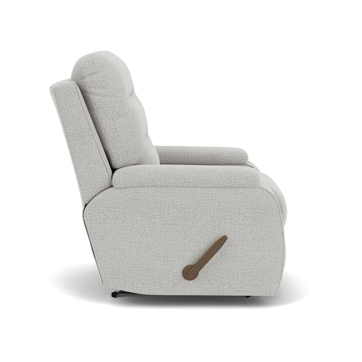 Kerrie Swivel Gliding Recliner White