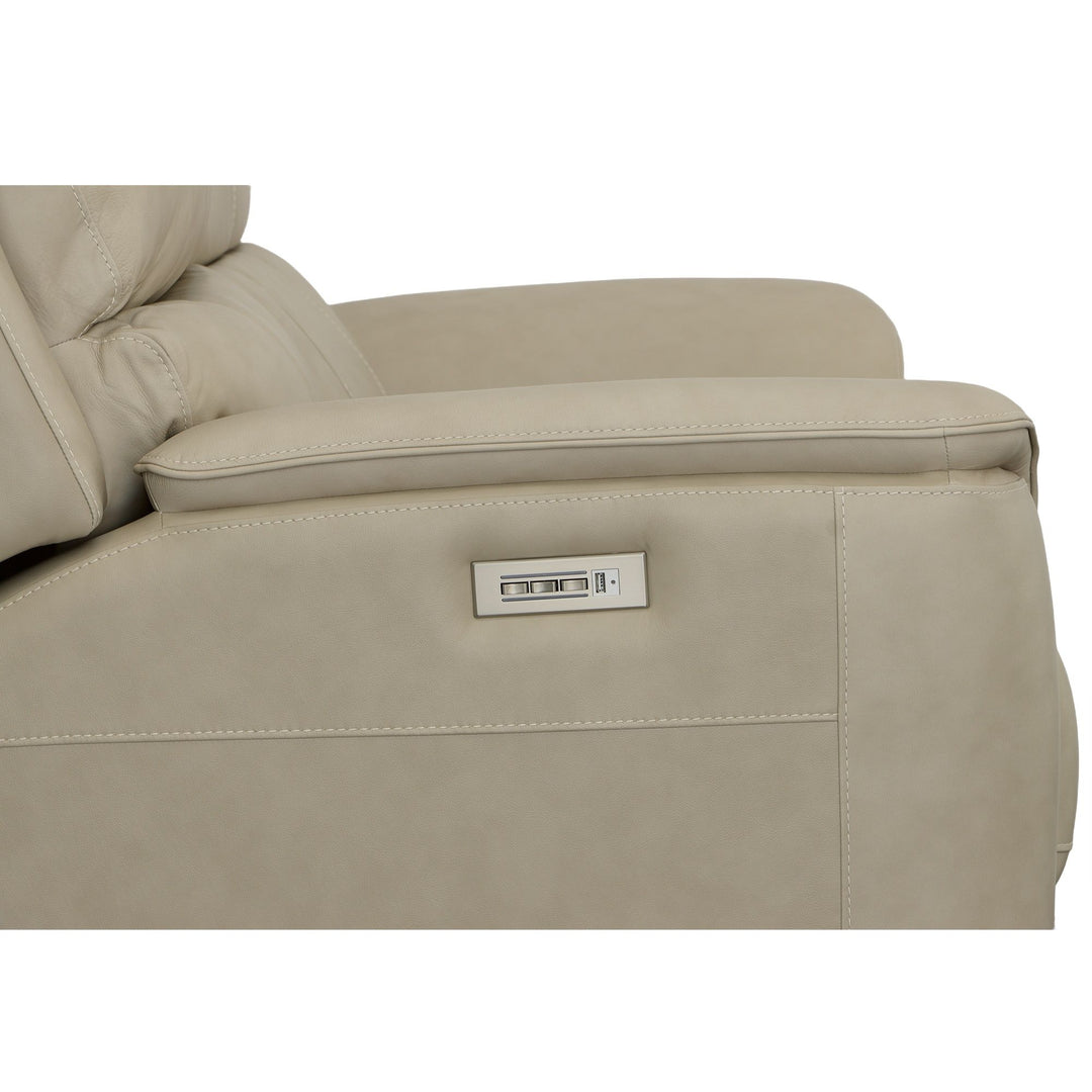 Flexsteel 1041-60PH-94680 Henry  Power Reclining Loveseat With Power Headrests & Lumbar  Beige