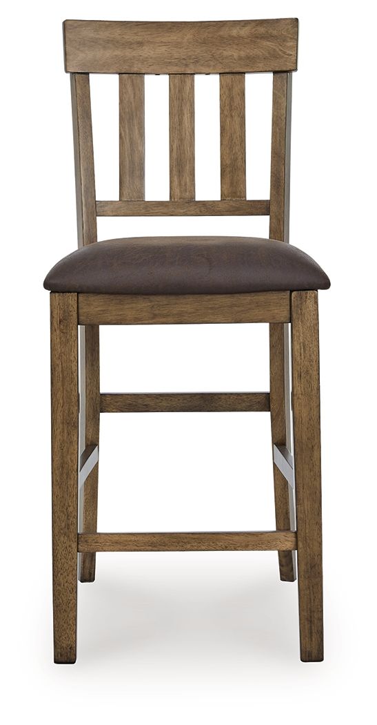 Urbinforte - Upholstered Barstool (Set of 2) - Light Brown