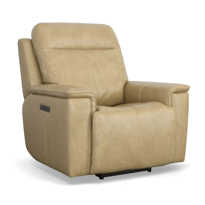 Odell Power Recliner With Power Headrest &amp; Lumbar Stone