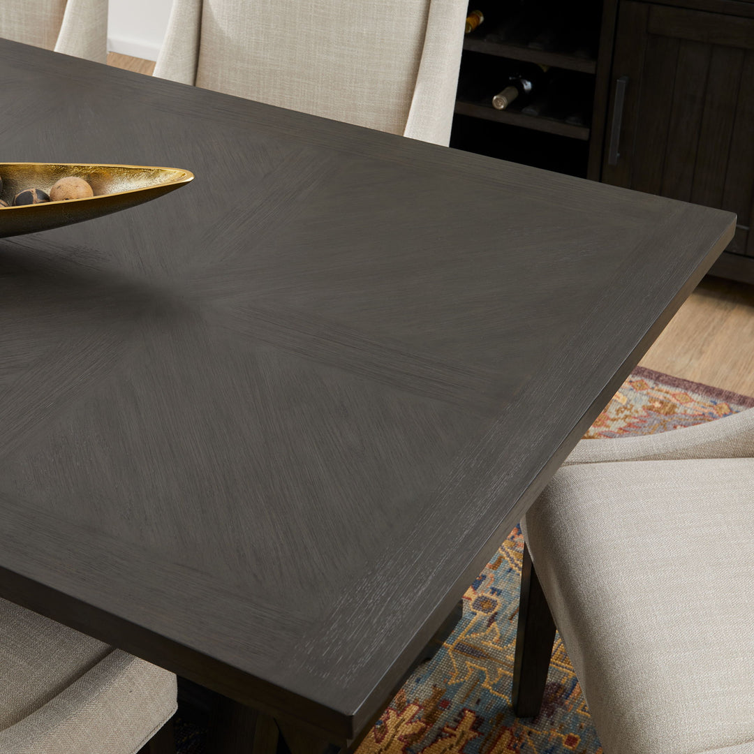 Flexsteel W1151-831 Lattice  Rectangular Dining Table  Dark Brown