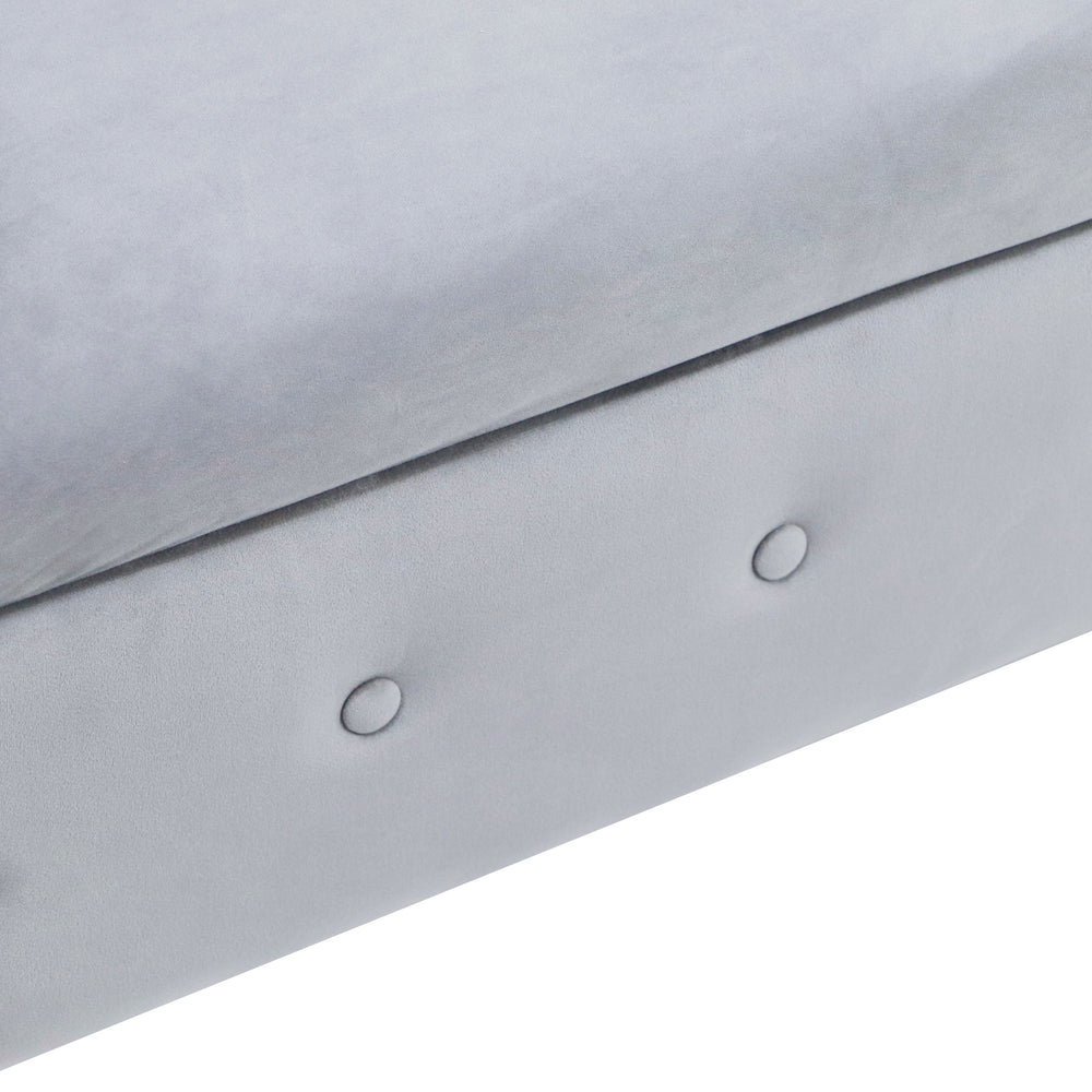 grey-velvet-lounge-chaise-with-storage-pillow-modern-upholstered-rolled-arm