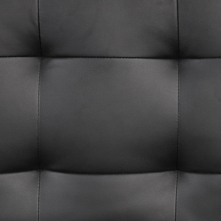 contemporary-style-futon-sofa-bed-black-finish-built-in-usb-chargers-biscuit-tufting-seat-and-back-back-seat-drop-down-table-with-cup-holder-easily-convert-to-bed